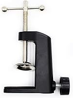 Vista 1 de Soporte universal para lámpara con abrazadera en C, base de abrazadera de montaje de escritorio para luces de brazo oscilante, iluminación