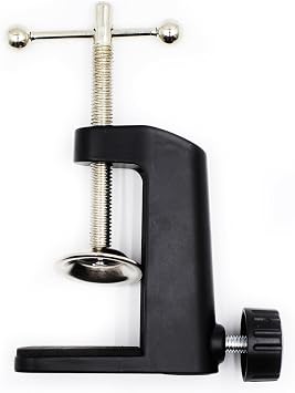 Universal C-Clamp Lamp Holder Desk Mount Clamp Base for Swing Arm Lights, DIY Lighting, Monitors, Workbenches