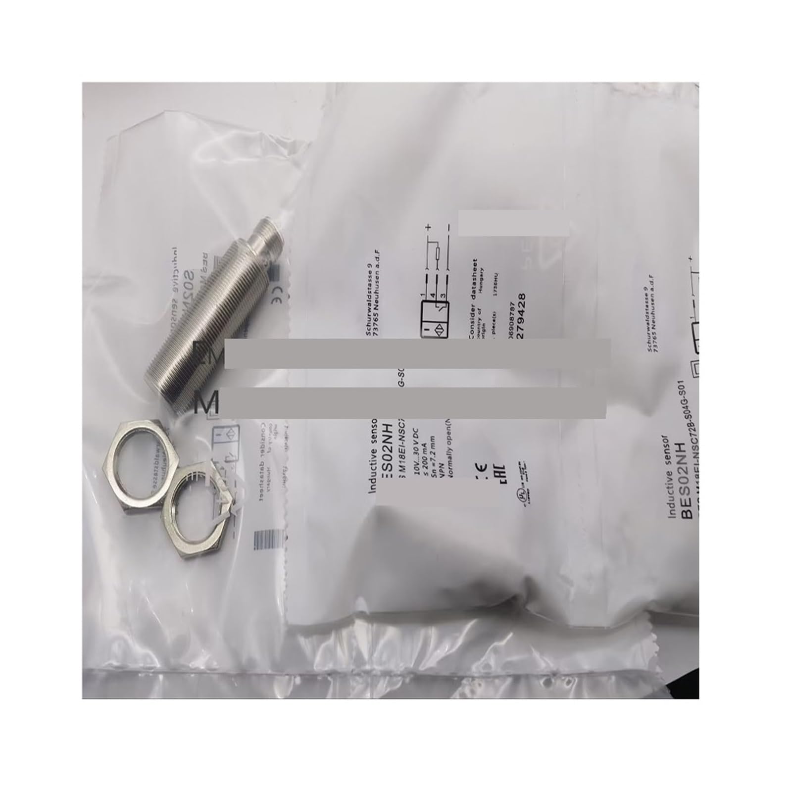ZOZ03Y0 Proximity Switch Sensor M18EI-PSC72B-S04G-S01