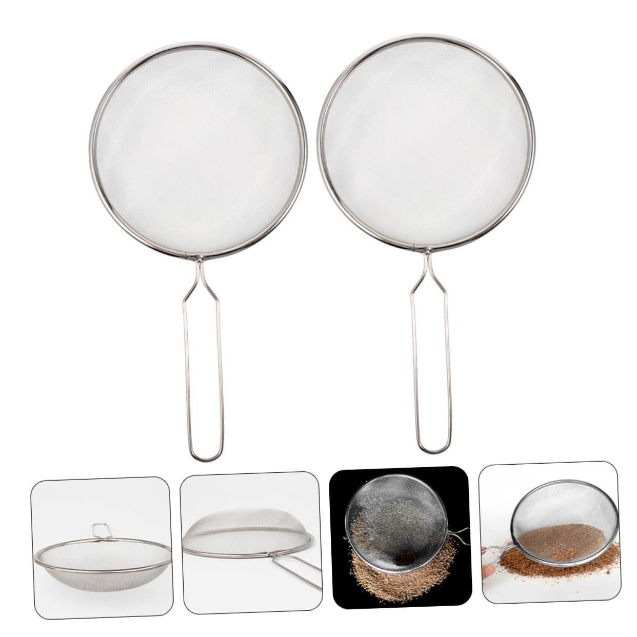 COLLBATH 2pcs Reptile Shovel Spider Cleaning Tool for Aquarium and Litter Sifter