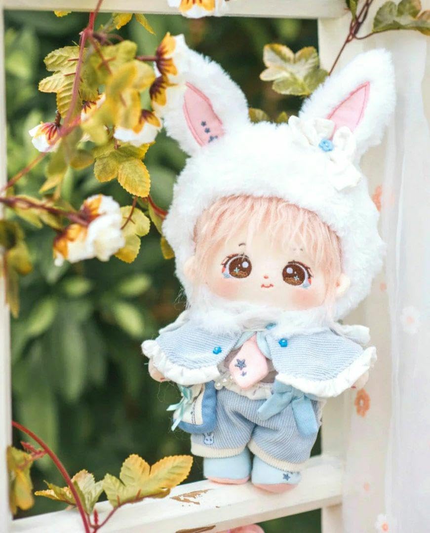 Amazon.co.jp: 20cm ぬいぐるみ 服 サロペット うさぎ 9点セット 着せ