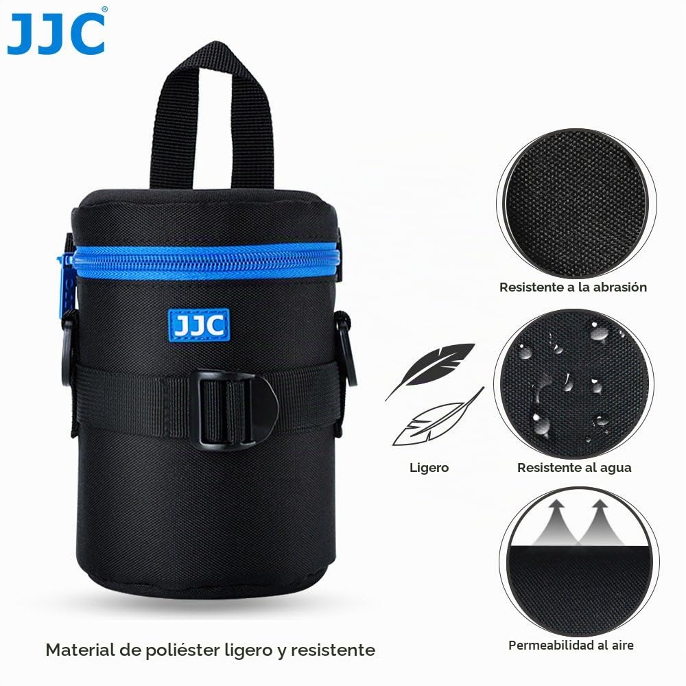 JJC Resistente al Agua Deluxe Funda para Objetivo con Correa