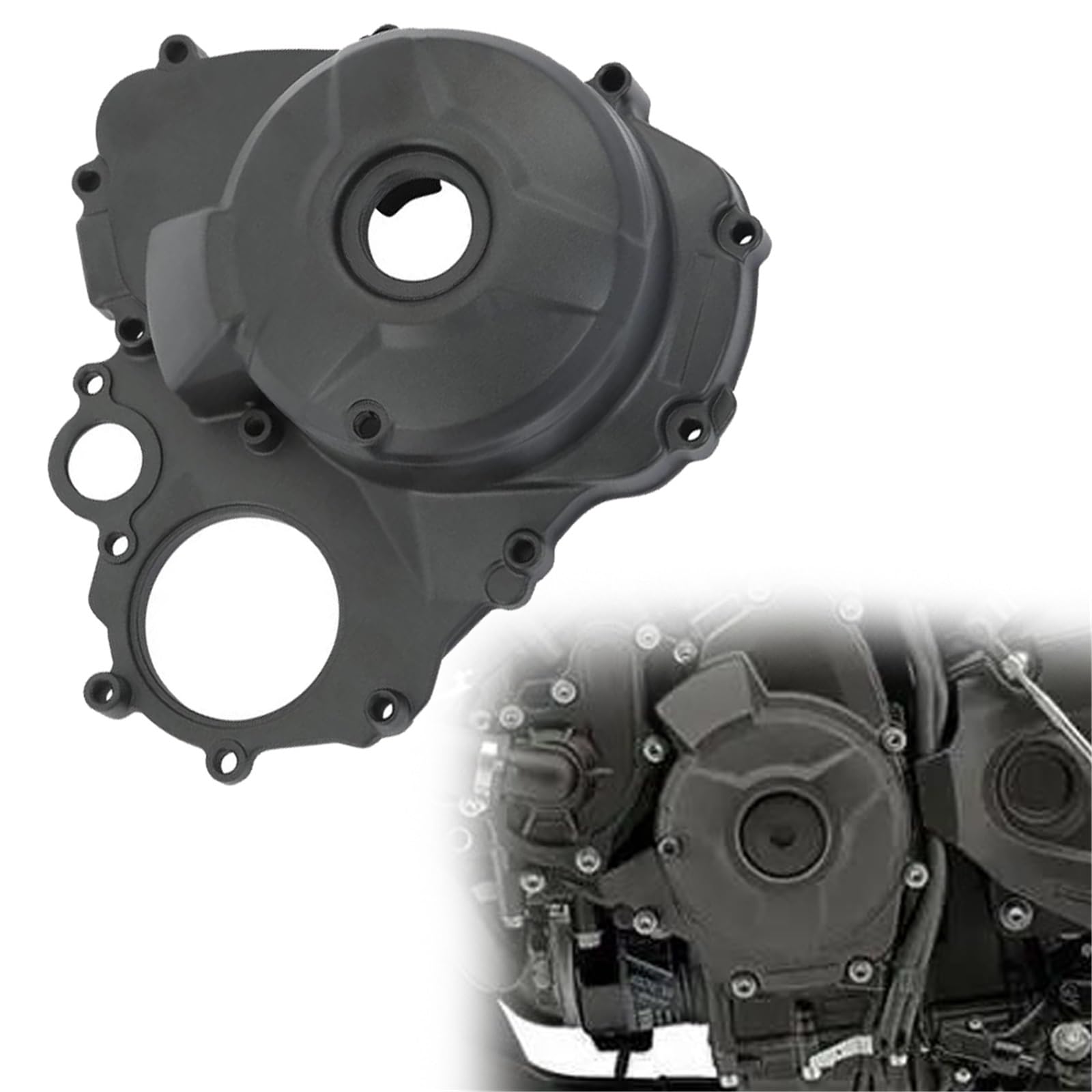 Cubierta del Cárter del Motor del Magneto del Estator Izquierdo De Motocicleta para Y&amaha FJ-09 2015-2017 FZ-09 2014-2017 MT-09 2018-2020 XSR900 900 GT