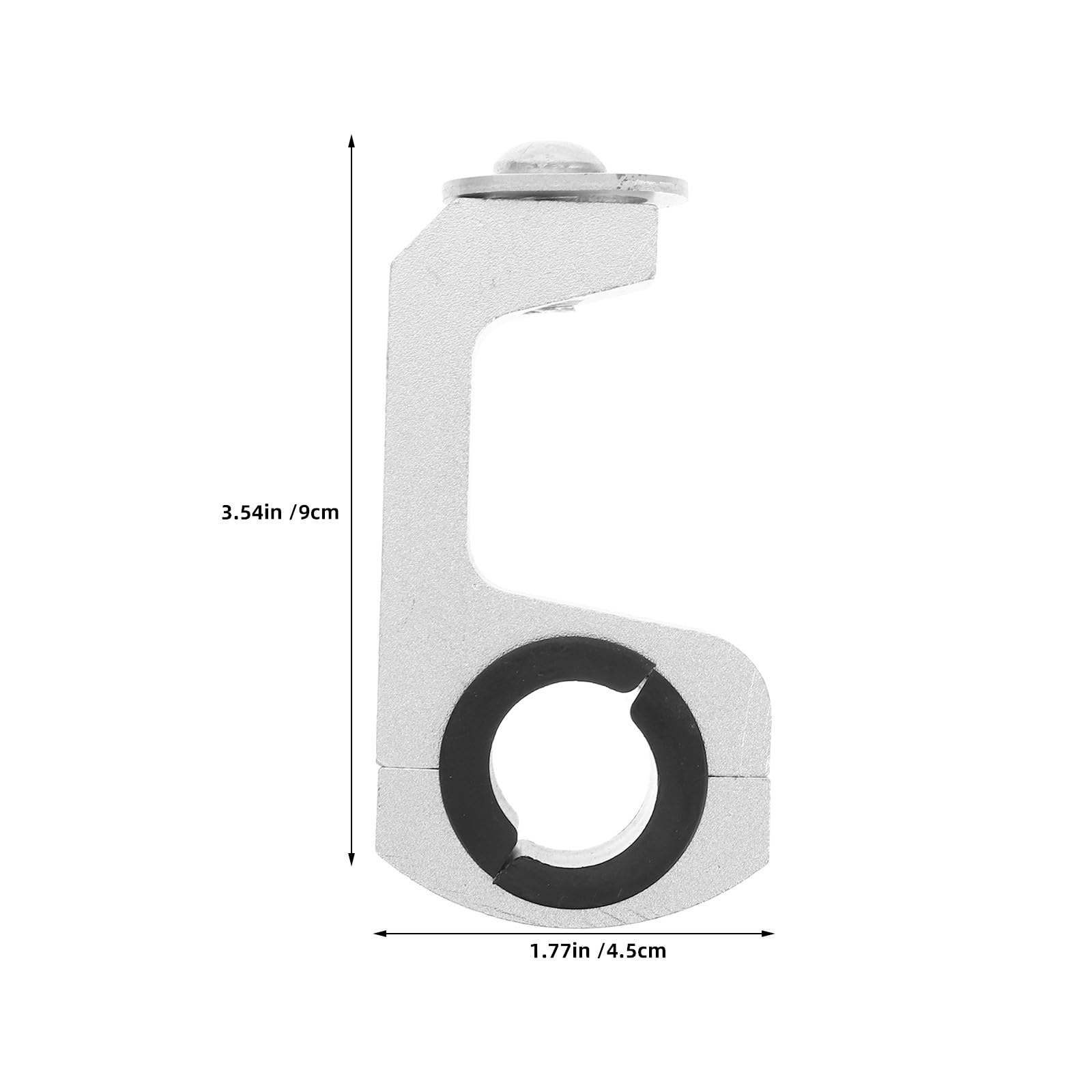 Supporto Paramani per Minimizzare la Resistenza al Vento 2 Pezzi per Moto da Cross in Metallo Argento Design Ergonomico Morsetto per Manubrio 22/28mm Adatto a Dirt Bike