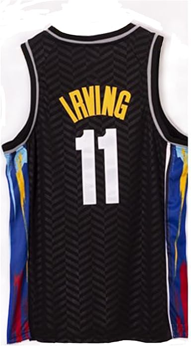 Amazon.com: BrÃ¶Ã¶klÃ¿n#11IrvÃ¯ng Graffiti Sports T-shirt Basketball Jersey, Basketball T-shirt S 
