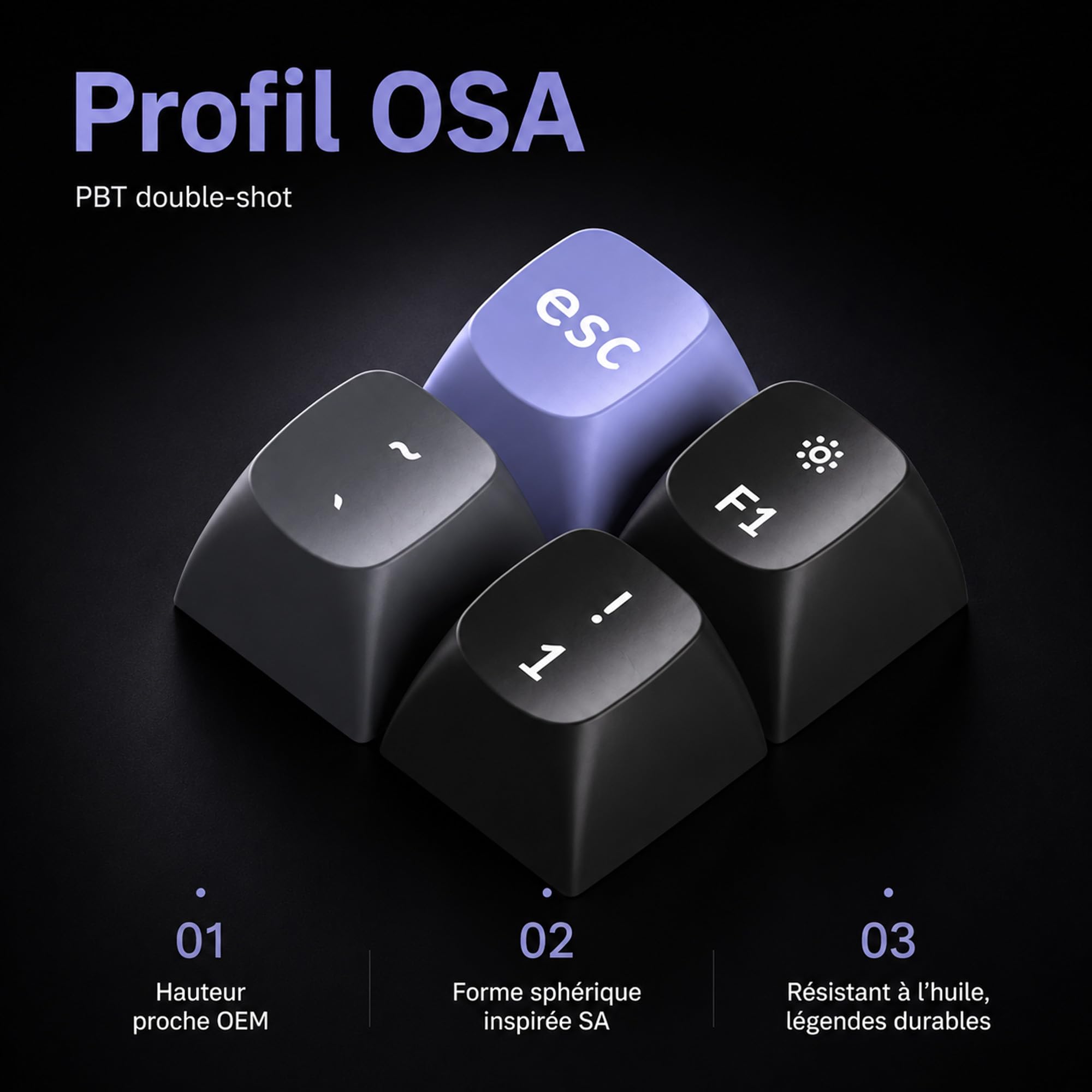 Keychron Q6 HE 8K Clavier Mécanique de Jeu Fil avec Switch Magnétiques Lime Ultra-Fast, Format Pleine Taille AZERTY, Doubles Injections OSA PBT, RGB Personnalisable Hot-Swap pour Windows/Mac - Noir