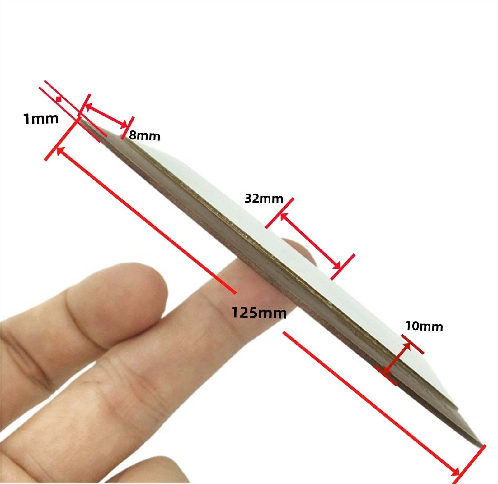 Generisch 75% 125 * 32 * 10 * 8mm PDX Grad Diamant Rad 125mm Rad Schneiden Galvani Sägeblatt Schleifen Disc Korn Dreh Werkzeug Bohrer(400)