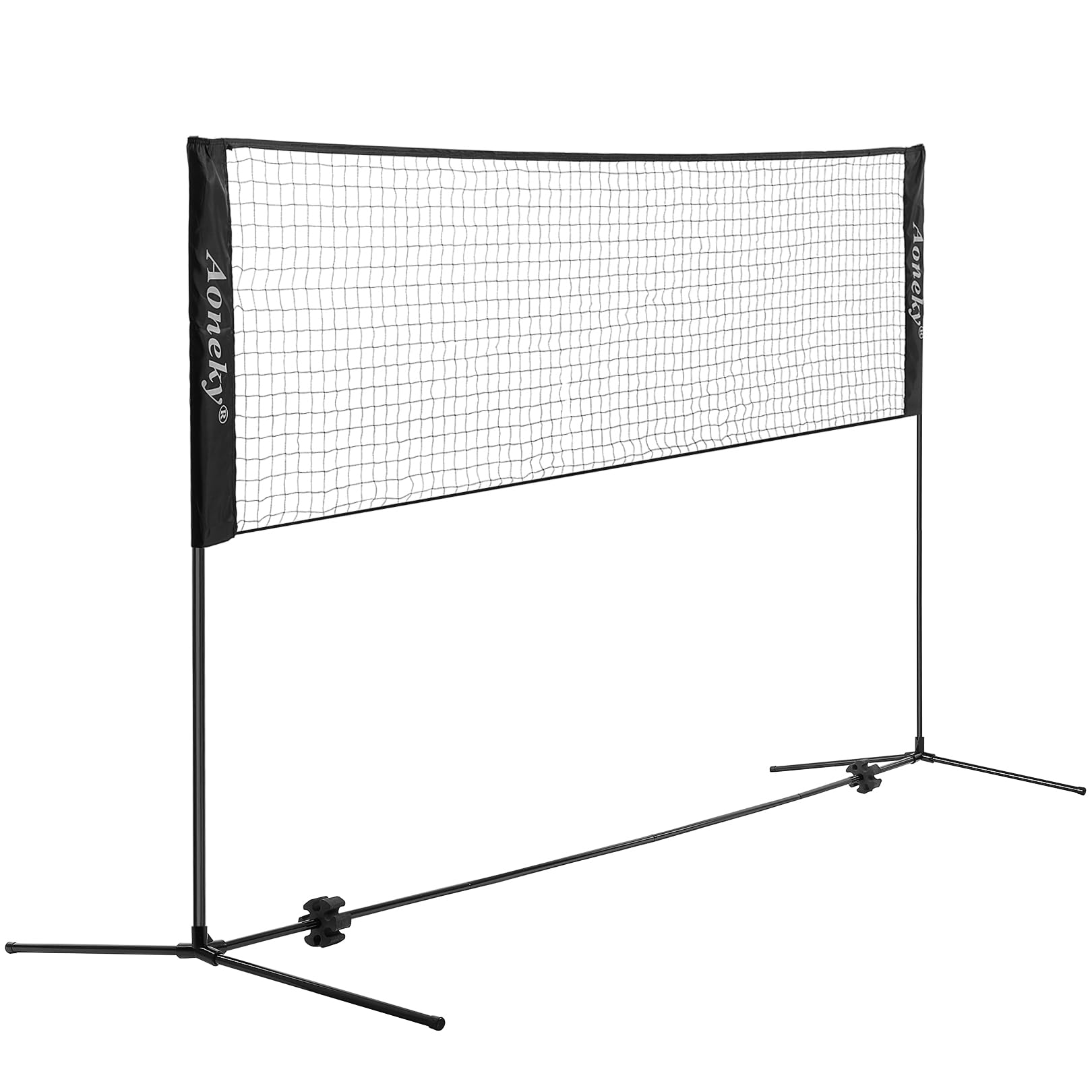 20ft Portable Freestanding Volleyball Training Net For Backyard Lawn Beach