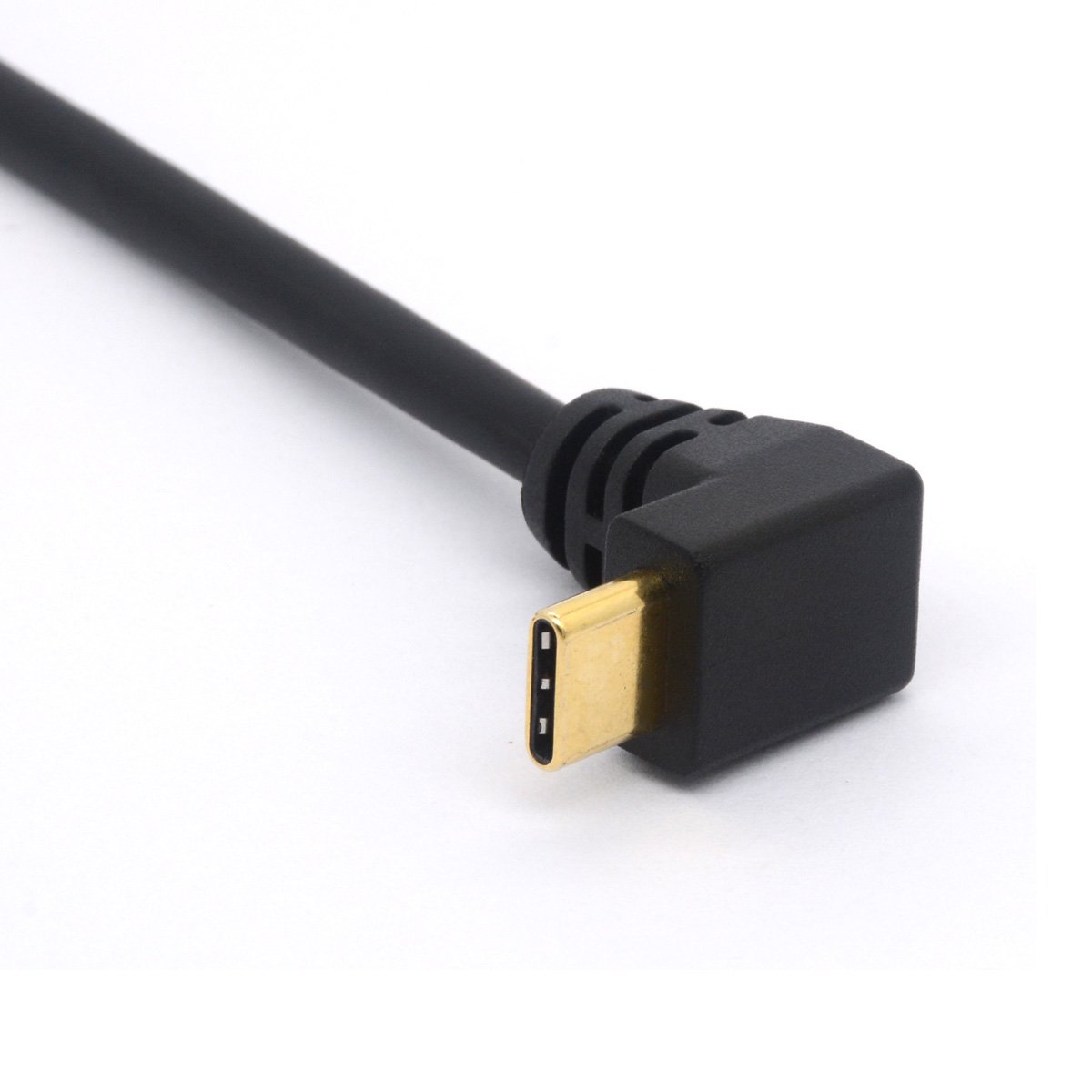 Cavo di prolunga USB tipo C placcato oro USB 3.0 maschio a 90 gradi verso l' alto