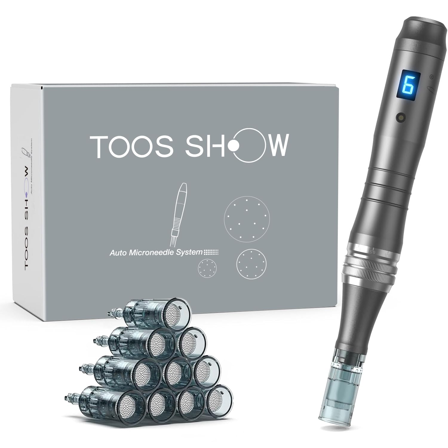 Microneedle Roller Pen for Home Use - 0 25mm Mcroneeding Derma Roller Pen for Women Men - Micro