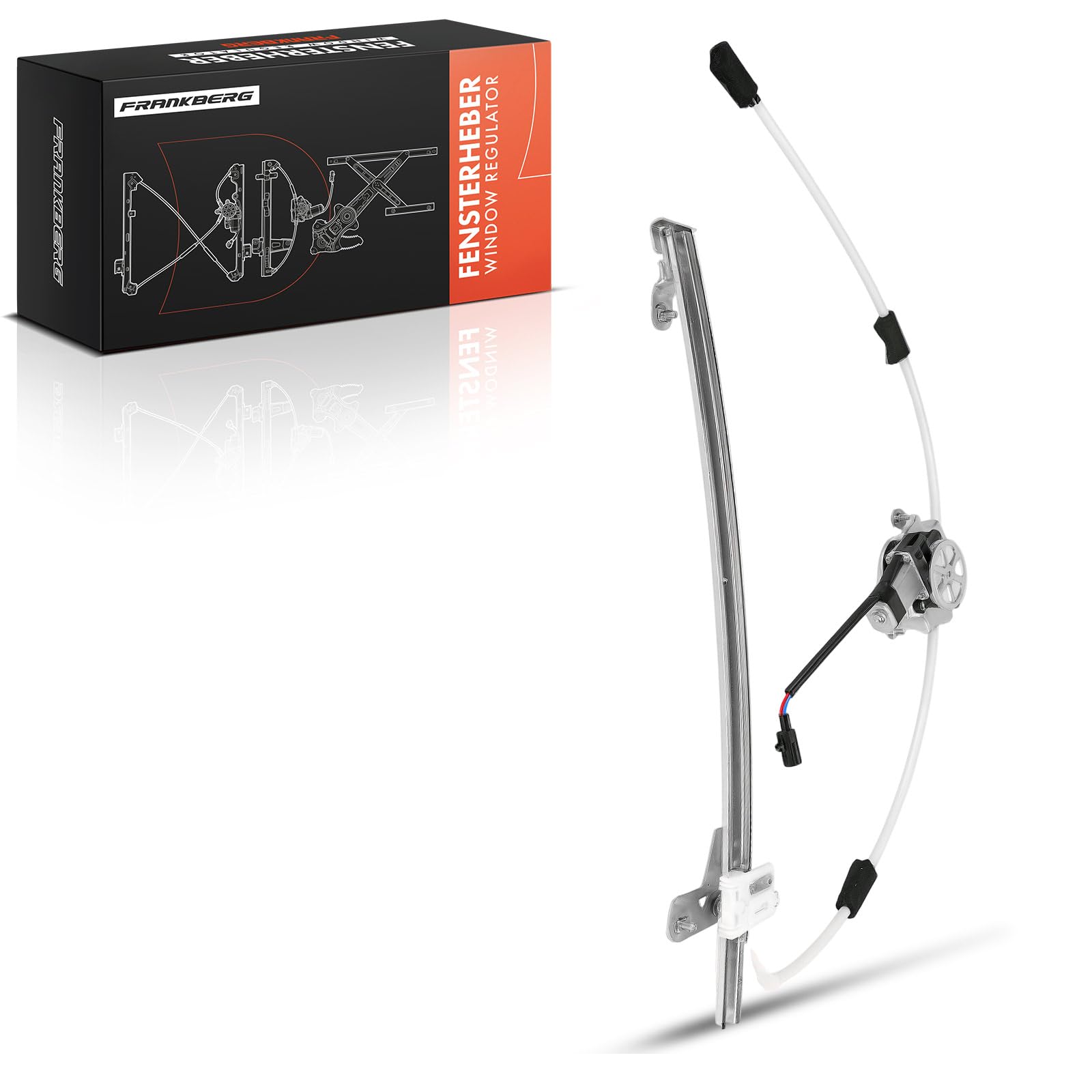 Frankberg Alzacristallo elettrico posteriore sinistro con motore | 55360035AA, con motore, posteriore, Sinistra, 55360035AA; Compatibile con: Cherokee KJ