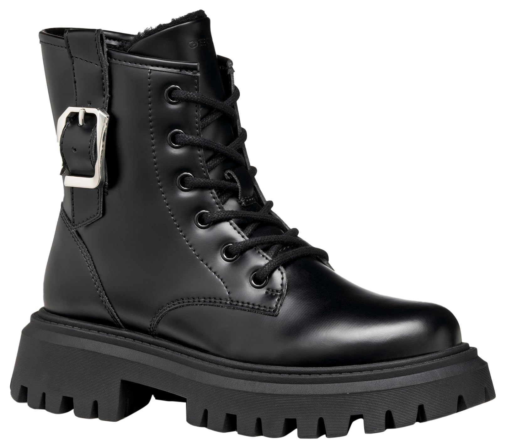 Geox Junior J Maquinnens Girl Ankle Boots Black 31 EU