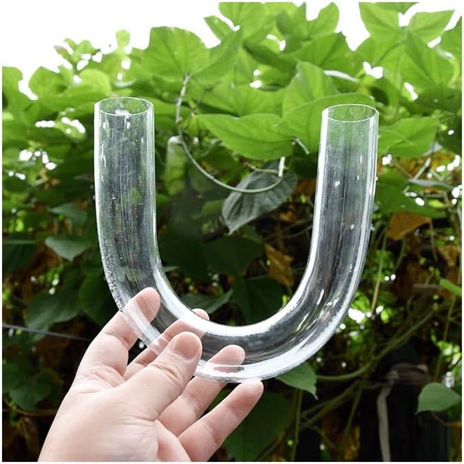 U-Shaped Tube Acrylic Bent Pipe, for Aquarium Inlet Outlet Water Connector Tank Filter Bucket Water Changing Fittings(O.D 32mm)