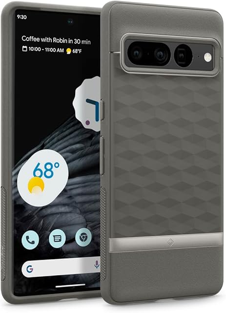 Caseology Parallax Case Compatible with Google Pixel 7 Pro - Ash Gray