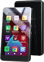 Leitor de MP3 de 96 GB com Bluetooth e WiFi, leitor de música Android 14 com Play Store, Spotify, Pandora, Audible, Libby, MP3 e MP4 de tela plana de 4 polegadas para crianças com modo de cuidados com