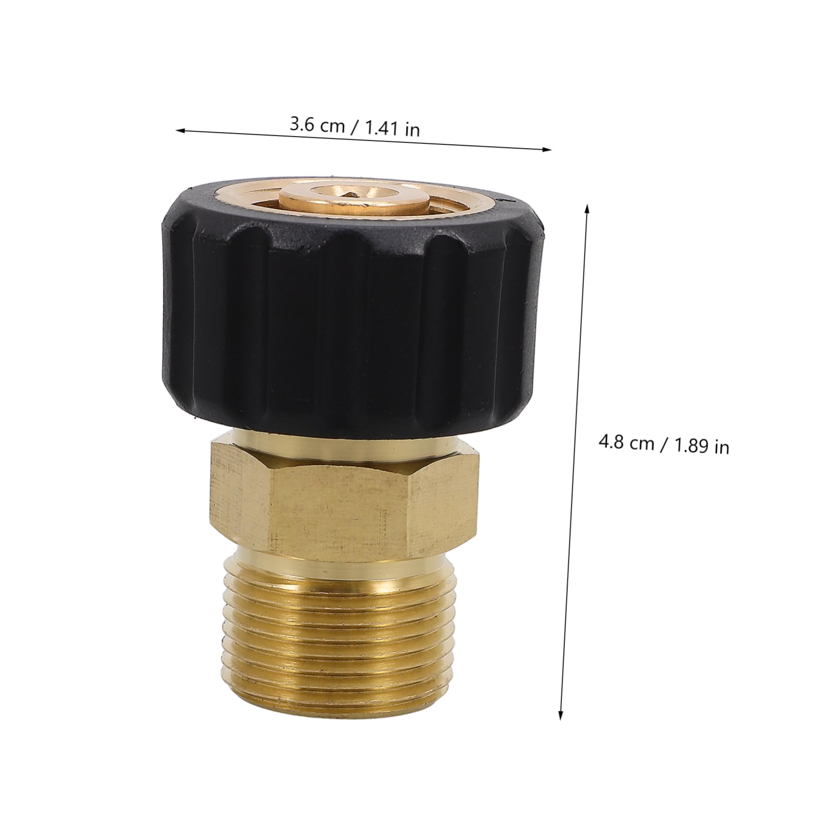 5stücke Hochdruck Waschadapter Für Drehbarer Sprühdüsenadapter Für Wasseranschluss Installieren Kompatibel Mit Verschiedenen Reinigungssituationen