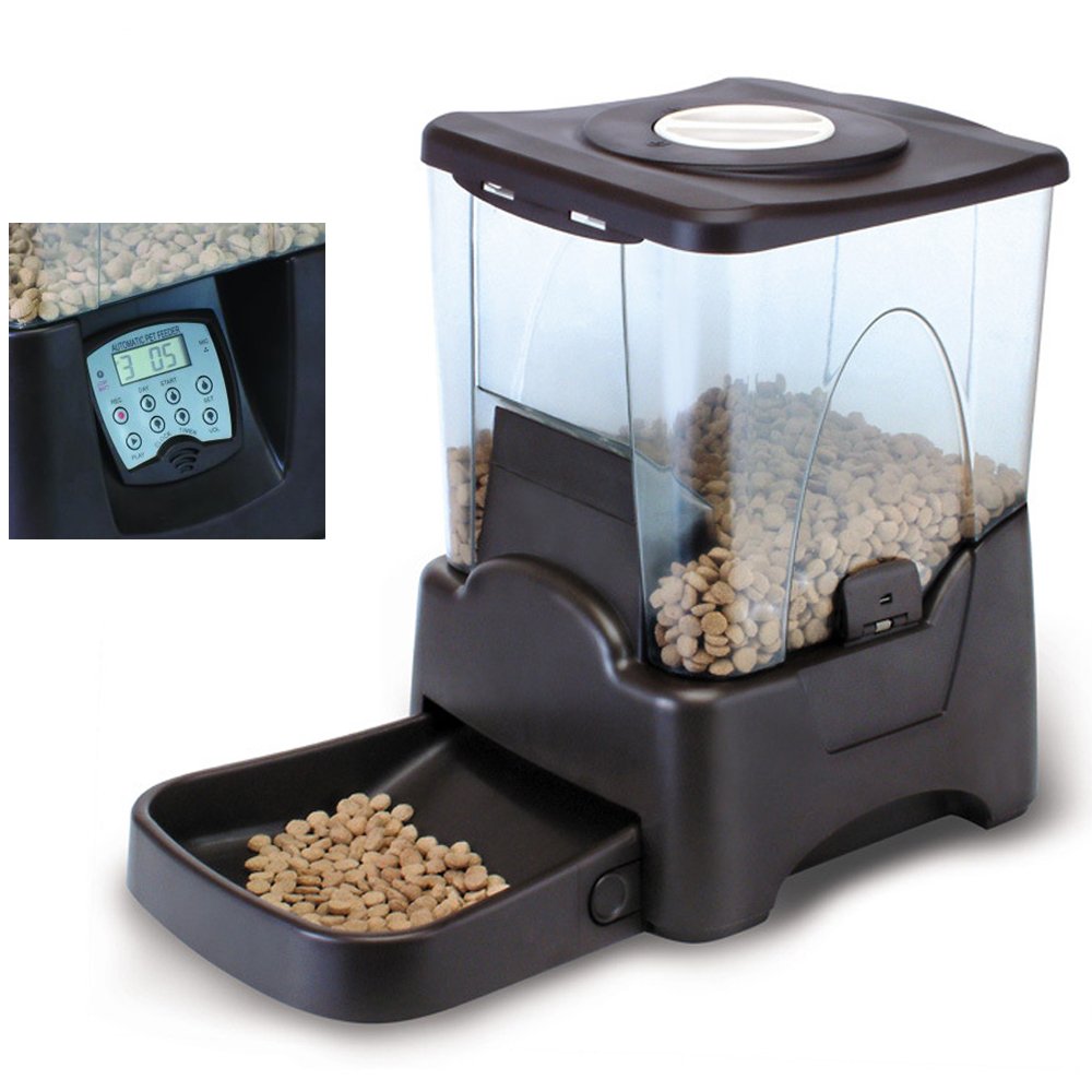 Automatic Feeding Three Months the Longest - Large-capacity Automatic Pet Feeder Electronic Programmable Portion Control Dog and Cat Feeder