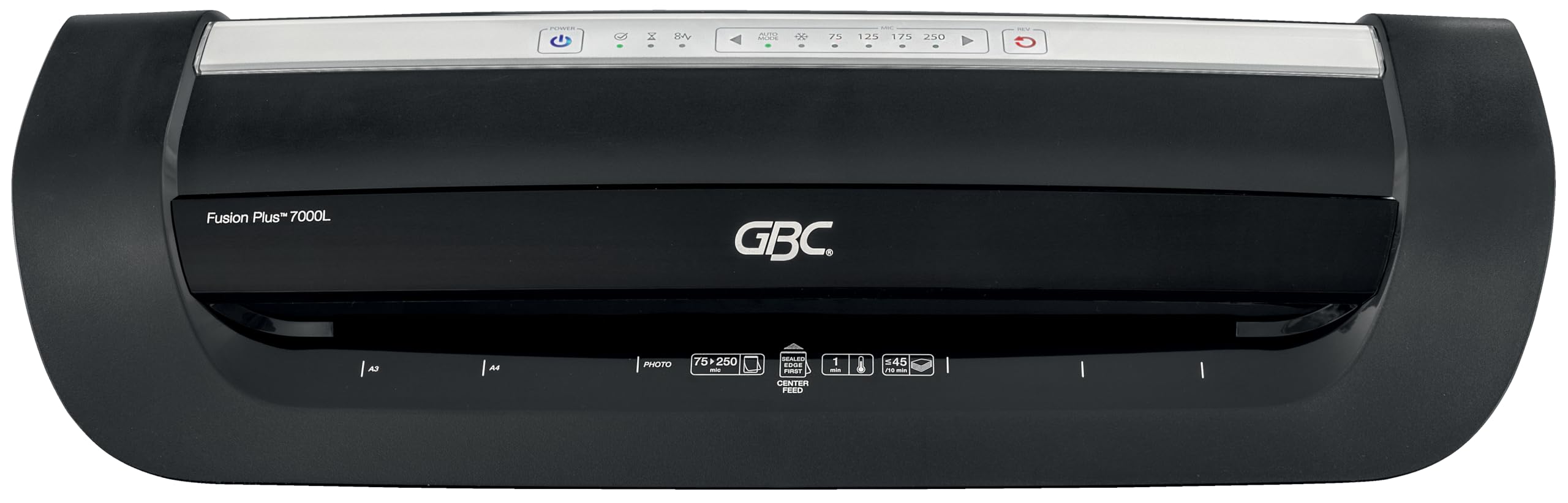 GBC 4400748EU - Plastificadora Fusion 3000L A4 Con Calentamiento Rápido De 1 Minuto, Plastifica En 30 Segundos, Para Bolsas De 75 A 125 Micras, Ajuste En Frío, Guía Ajustable Y Bandeja De Salida