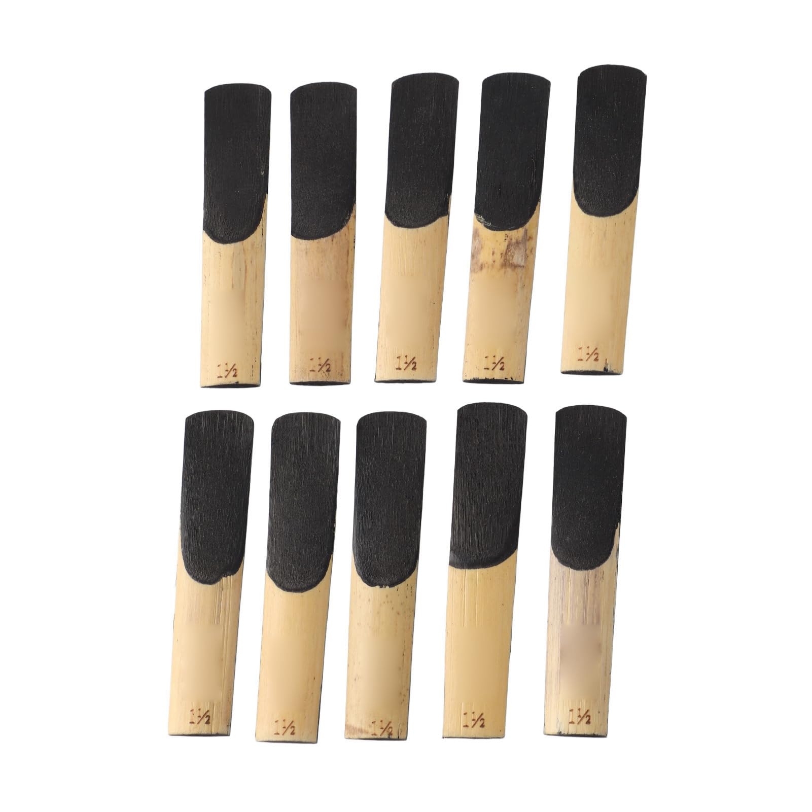 10Pcs Tenor Saxophone , 1.5 Strength Reeds for Tenor Sax Saxophone Music Instrument Accessories