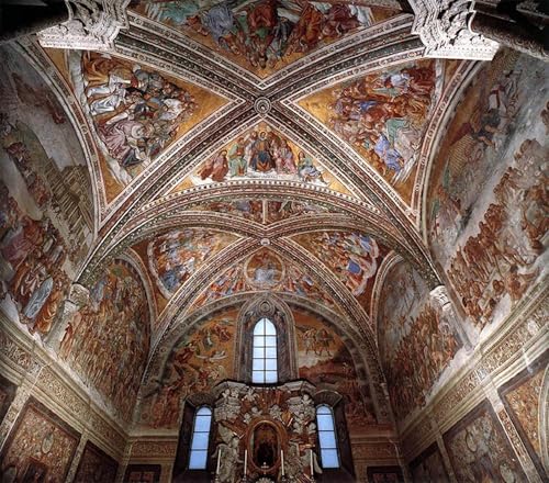 Tableau fresques de la chapelle de San Brizio par Luca Signorelli impression sur toile 60x90cm
