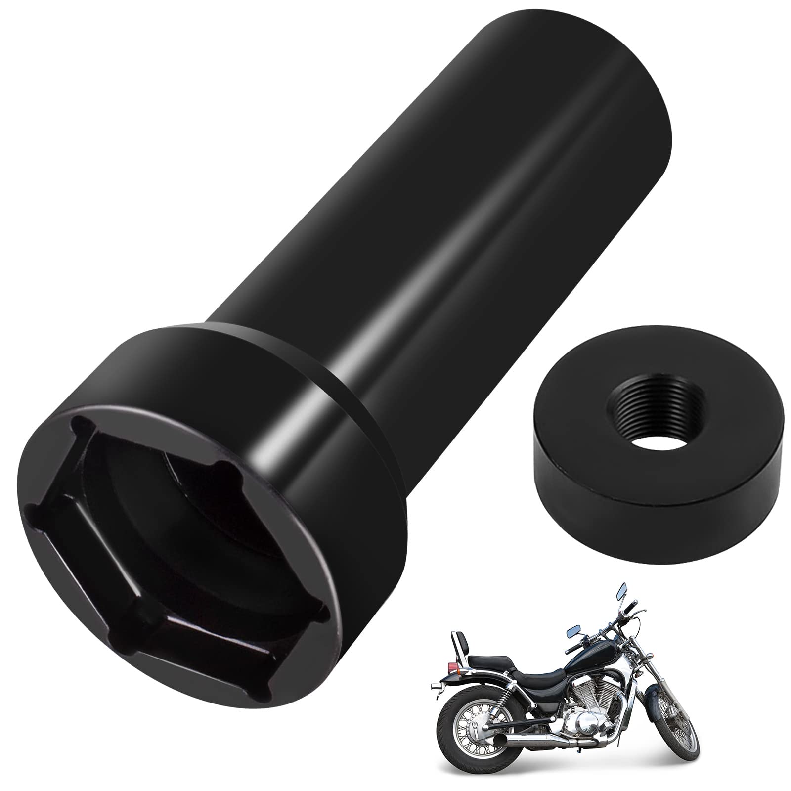 maXpeedingrods 2 1/4" arbre principal, roue dentée, écrou de contre-écrou, clé à douille, outil pour Harley pour Davidson pour Dyna 2006+