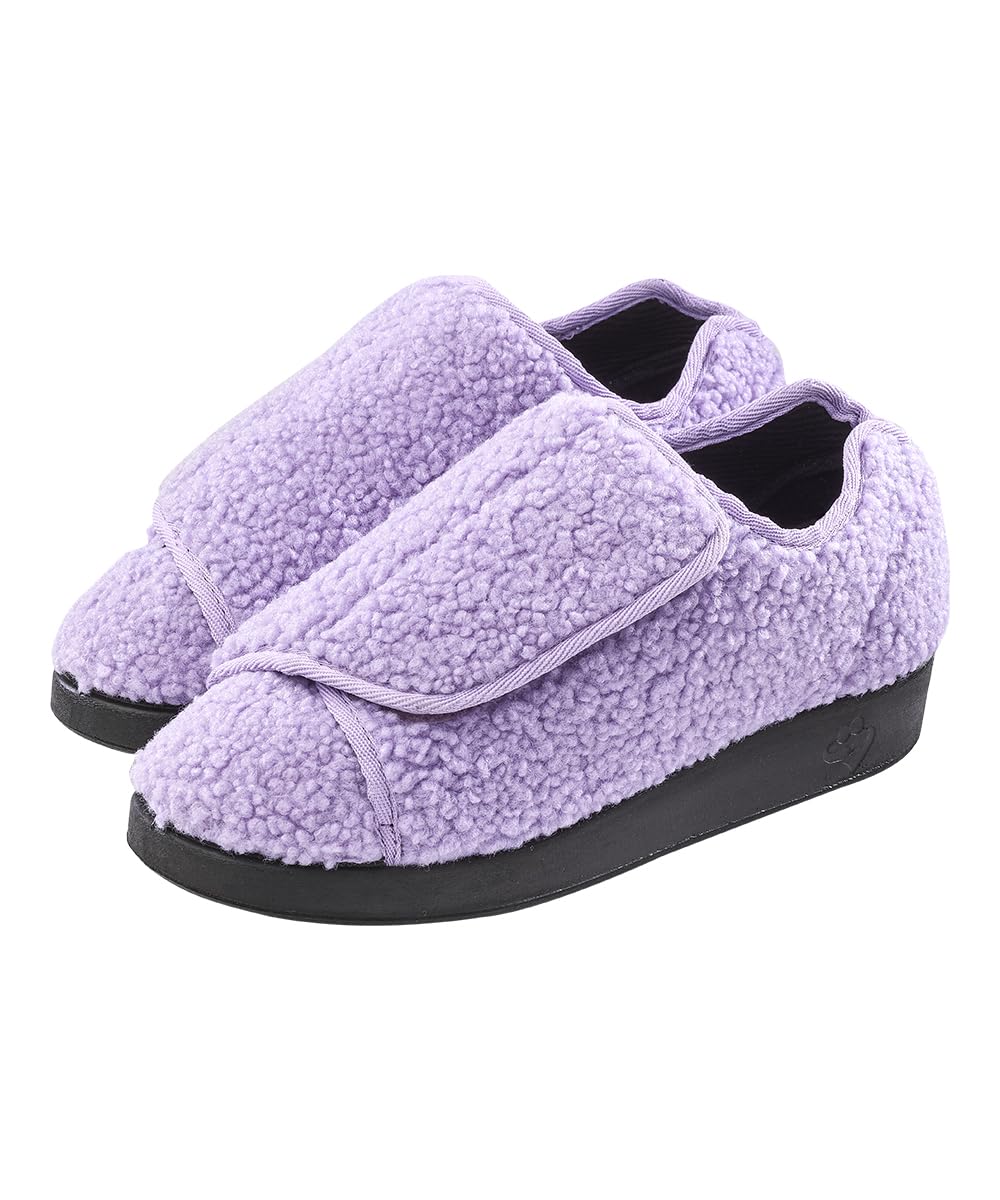 Silverts Diabetic Slippers for Women | Extra-Wide Non-Slip Comfortable Shoes for Elderly, Swelling, Sensitive Feet