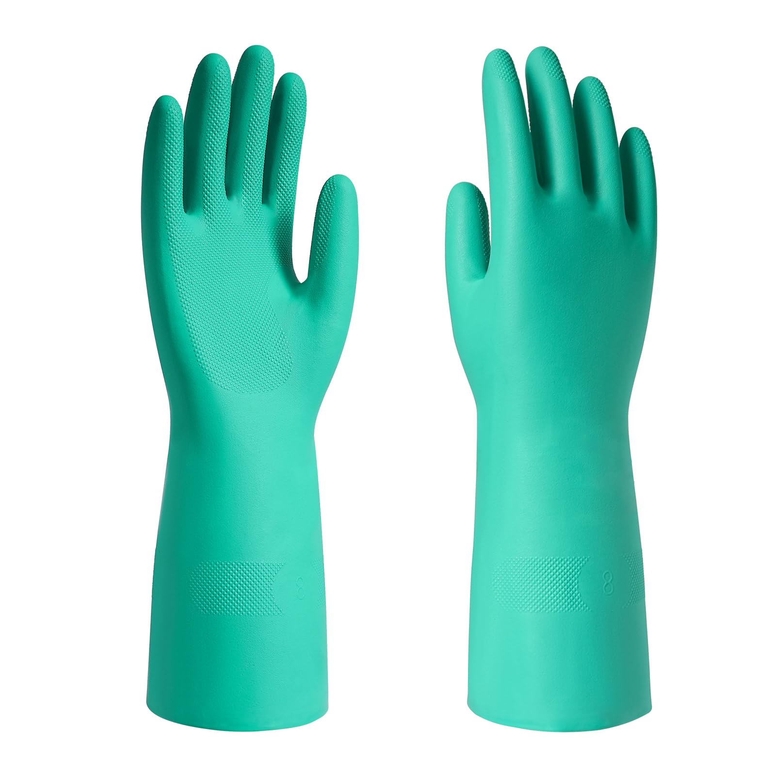 North Tower Chemical Resistant Nitrile Gloves, Resist Household Acid, Alkali, Solvent and Oil, Latex Rubber Free,Medium 1 Pair