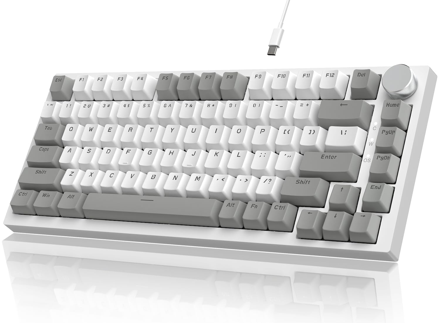 Amazon | ATTACK SHARK x AJAZZ AK820ゲーミングキーボード 有線USB-C