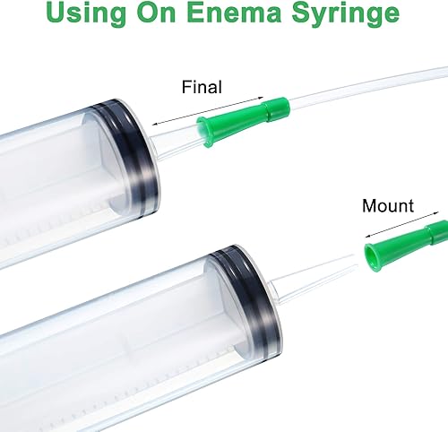 Miniatura 4 de Tubos de repuesto de PVC Kit de tubos de repuesto transparentes manguera con extremo redondeado flexible para inserción suave (30 piezas, 16 FR)