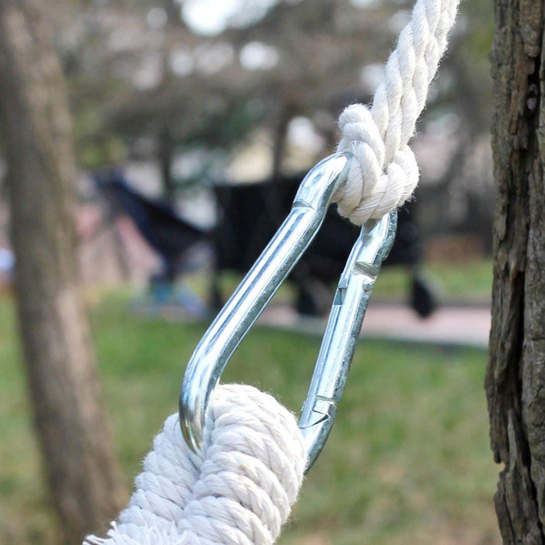 Tree Swing Straps Hammock 2PCS Cotton Hanging Rope157.48 Inch Adjustable Swing Hooks Strap Garden Accessories Spring Gardening Tool