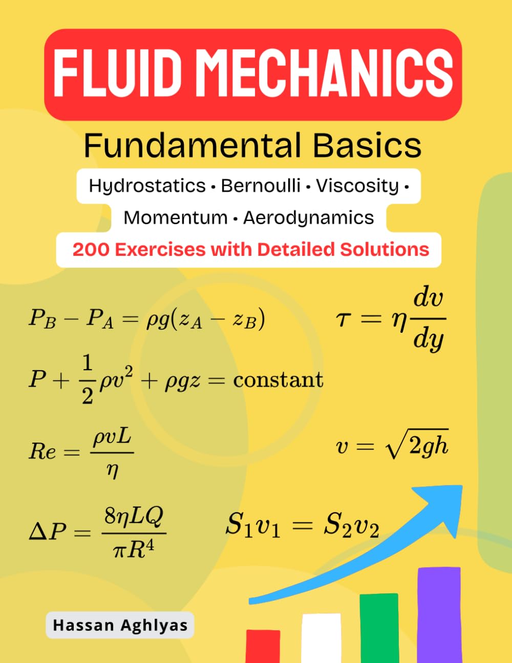 – FLUID MECHANICS (Fundamental Basics) | Hydrostatics • Bernoulli • Viscosity • Momentum • Aerodynamics: 200 Exercises with Detailed Solutions