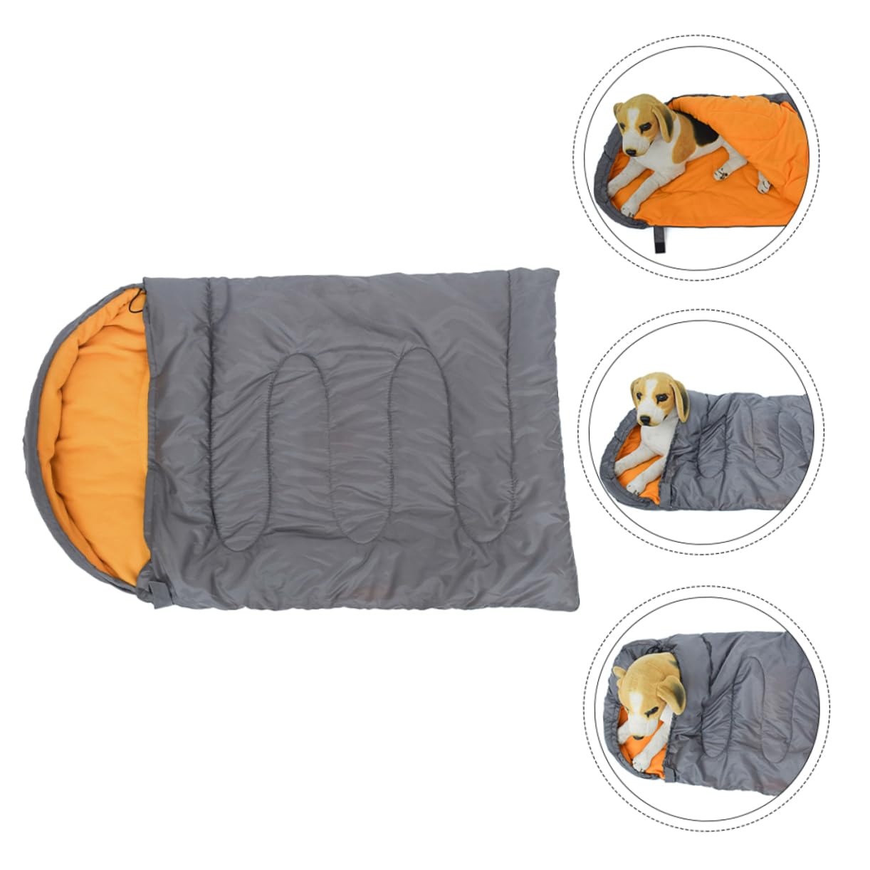 SOIMISS Hundeschlafsack Faltbar aus Polyester und Polarfleece