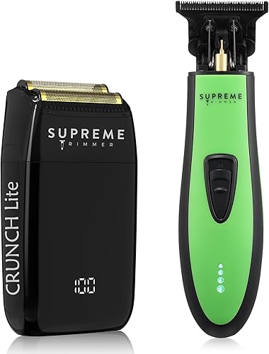 Supreme Trimmer Kit de corte de pelo de peluquero Recortadora de pelo y afeitadora de lámina profesional para hombres DLC T-Shaper ST5215 Acid