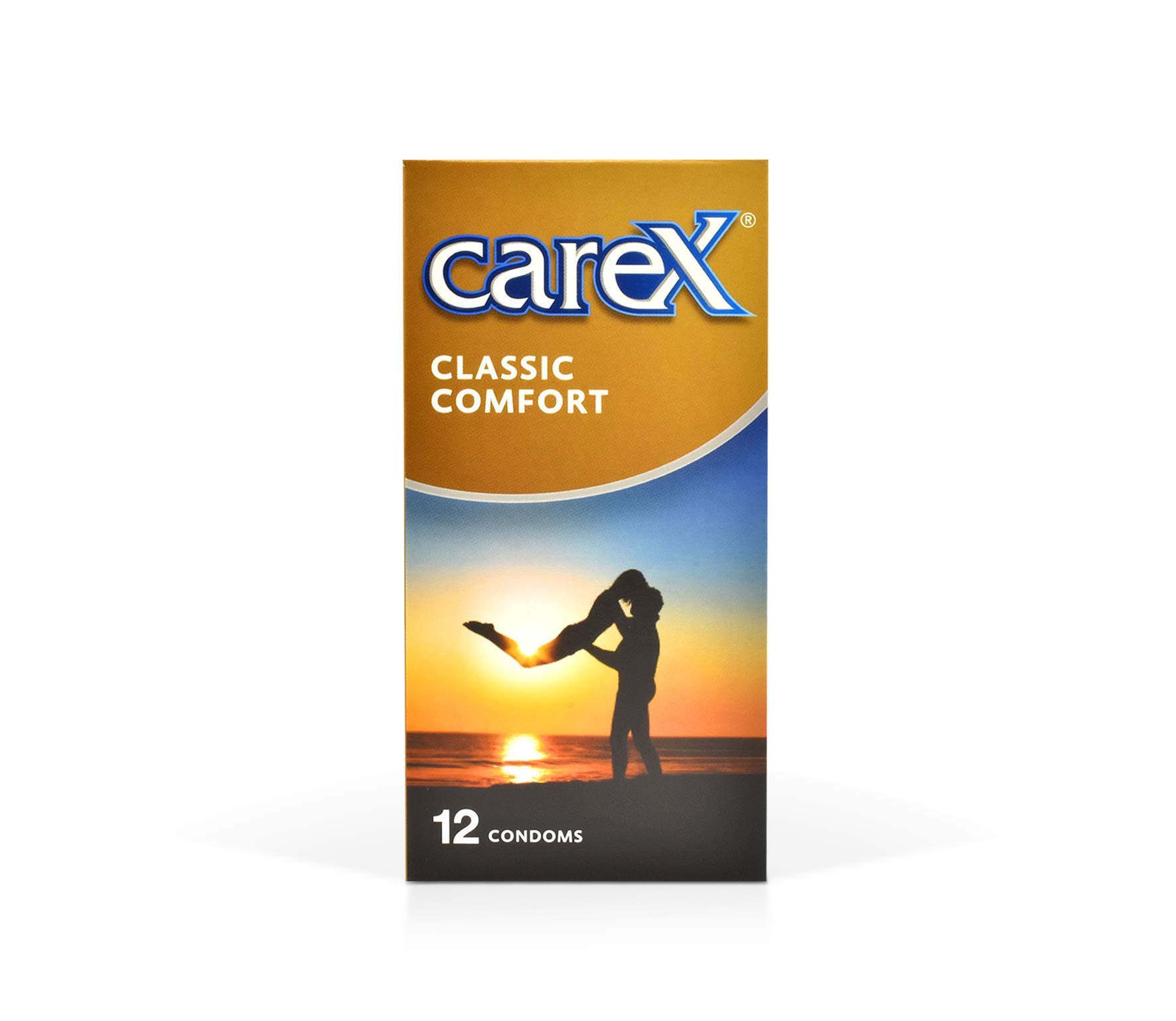 Carex Classic Comfort Condoms | Contoured For Comfort and Pleasure | 12 Count