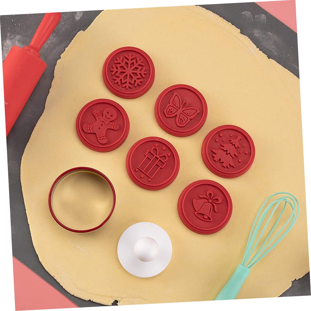 MAGICLULU Lot De 3 Emporte-Pièces Pour Biscuits De Noël Petits Emporte-Pièces Dessin Animé Gelée Biscuits Bonbons Granola Pâtisserie Étain Pour Allaitement Emporte-Pièces Pour