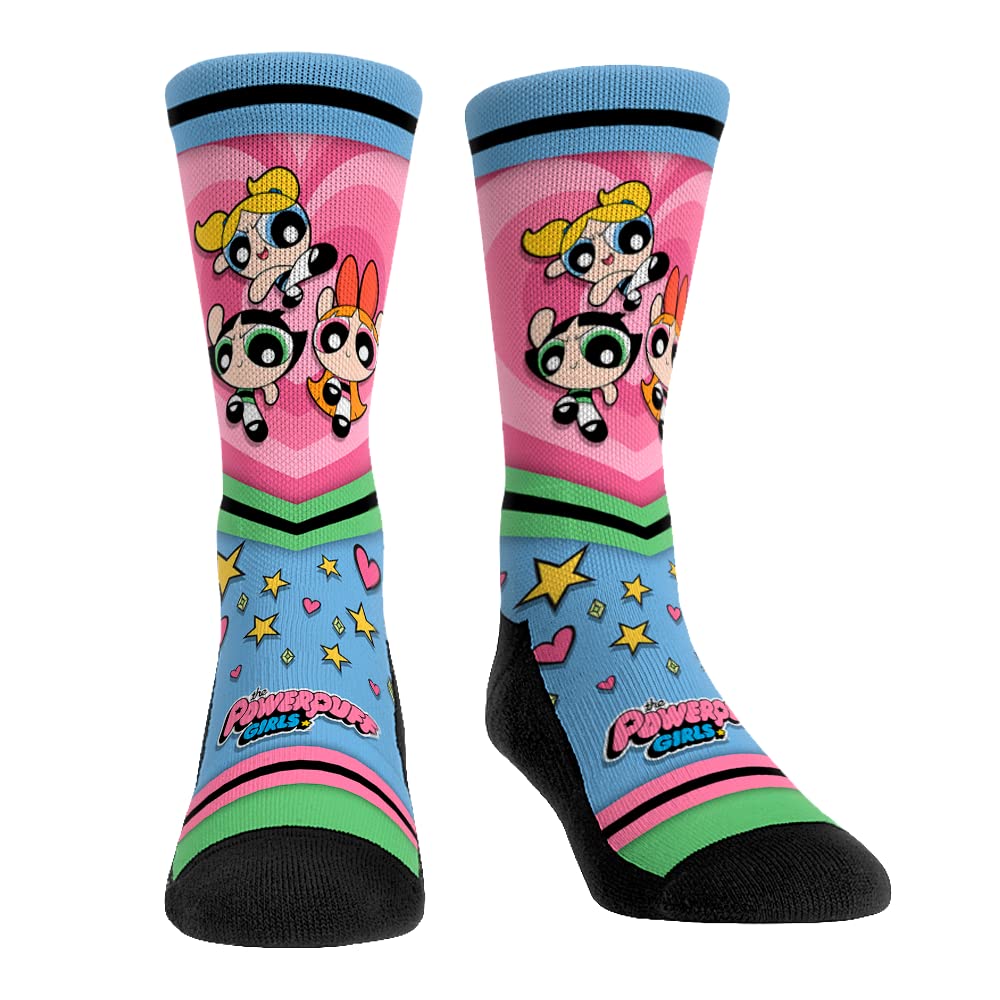 Cartoon Network Premium Novelty Socks, The Powerpuff Girls - Showtime, Medium