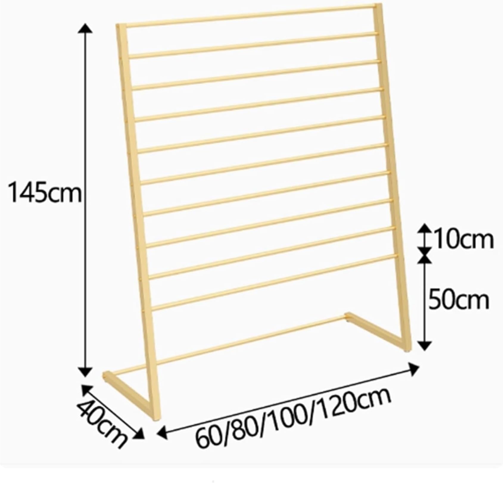 Espositore per sciarpe, organizer a 10 livelli per sciarpe, cravatte, cinture, asciugamani, pantaloni, organizer salvaspazio per armadio per la casa