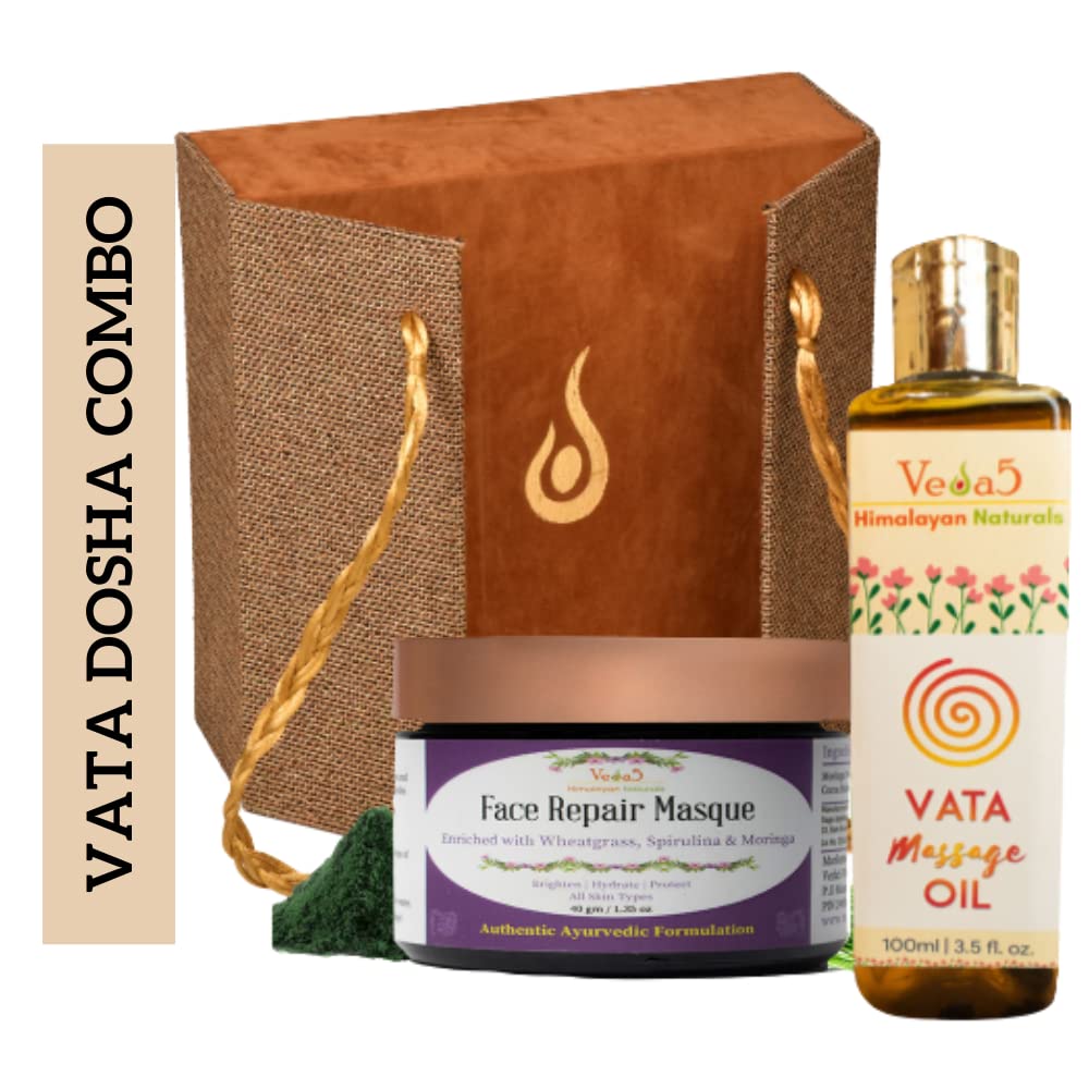 Buy Veda5 Ayurvedic Vata Dosha Combo Vata Dosha Massage oil & Face