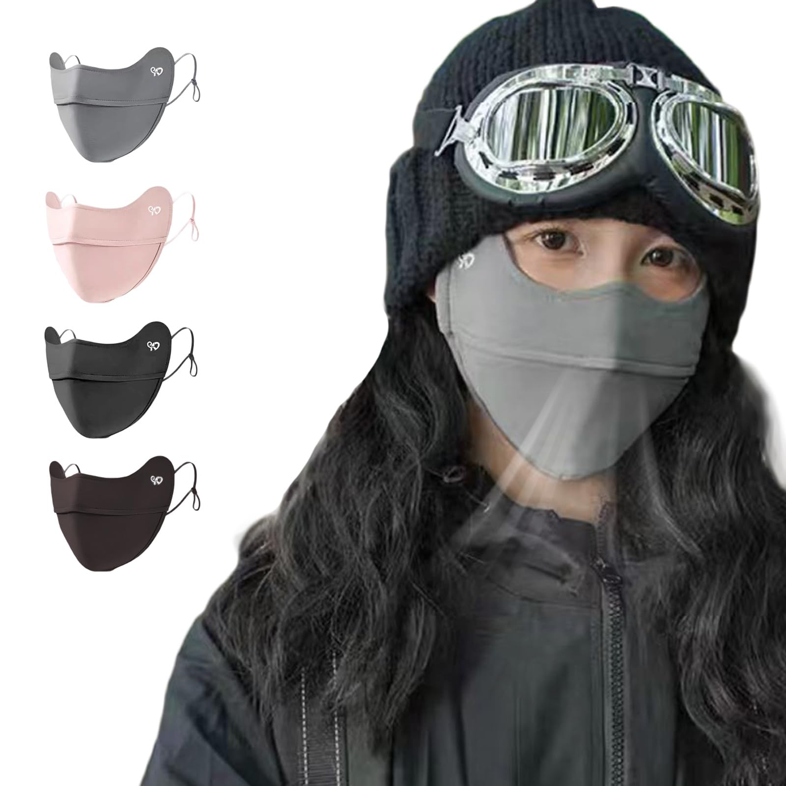 Amazon.co.jp: [LAAVVA] UV CUT MASK UVカットぽかぽか マスク