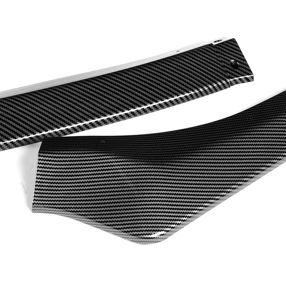 Q1-Tech Front Bumper Lip fit for compatible with 2018 2019 2020 Subaru Legacy, Front Bumper Lip Spoiler Air Chin Body Kit Splitter Painted Glossy Carbon Fiber ABS, (Sti-Style)