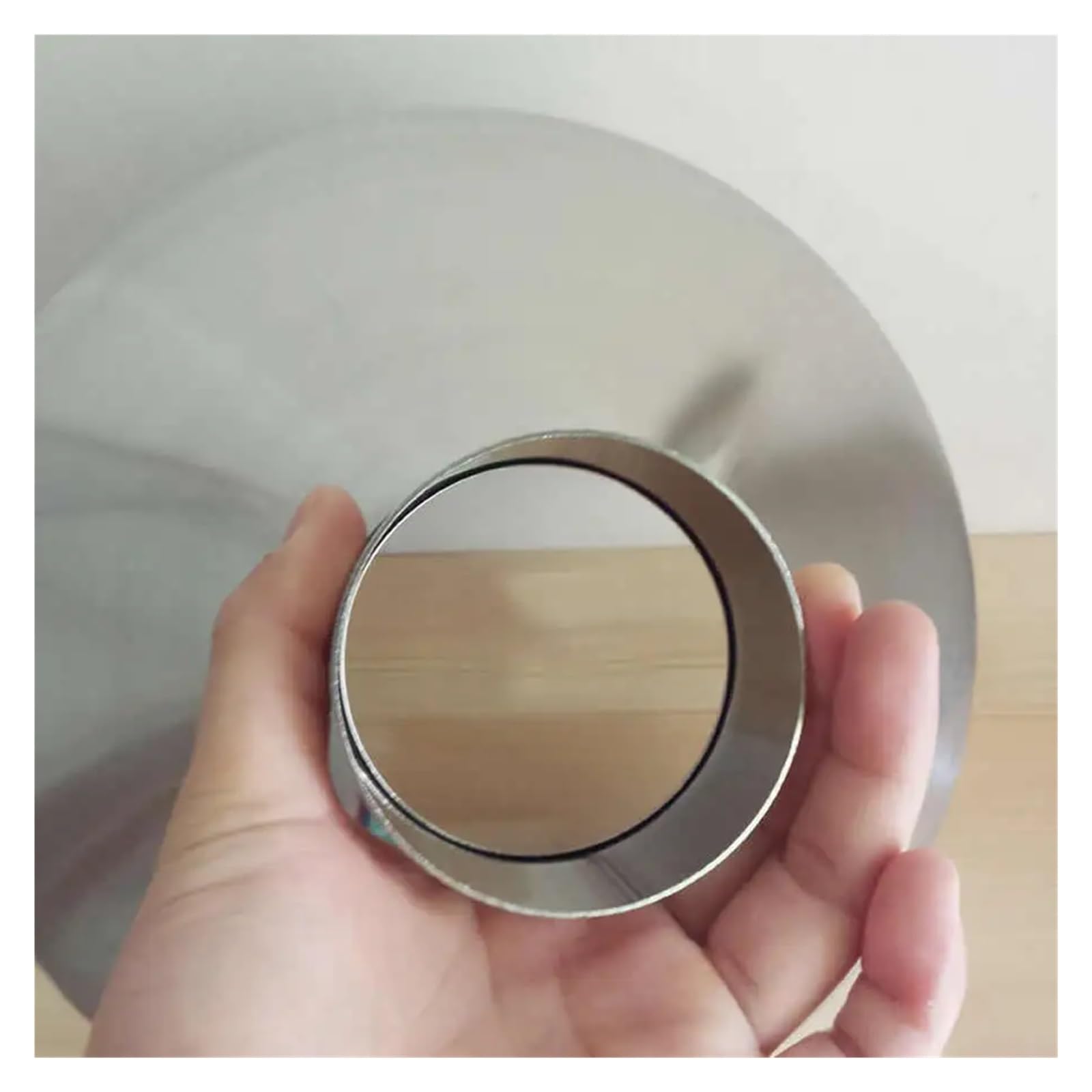 Embudo Grande de Gran diámetro de Acero Inoxidable 304, Embudo de maquinaria de refinación Industrial de Alimentos de Grano, 24cm, 28cm, 1 ud. (Color : A)