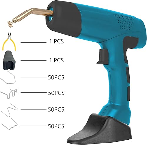 Miniatura 3 de SWIPROY Soldador plástico 160W, kit de soldadura de plástico, kit de reparación de parachoques de coche, para varios productos de plástico