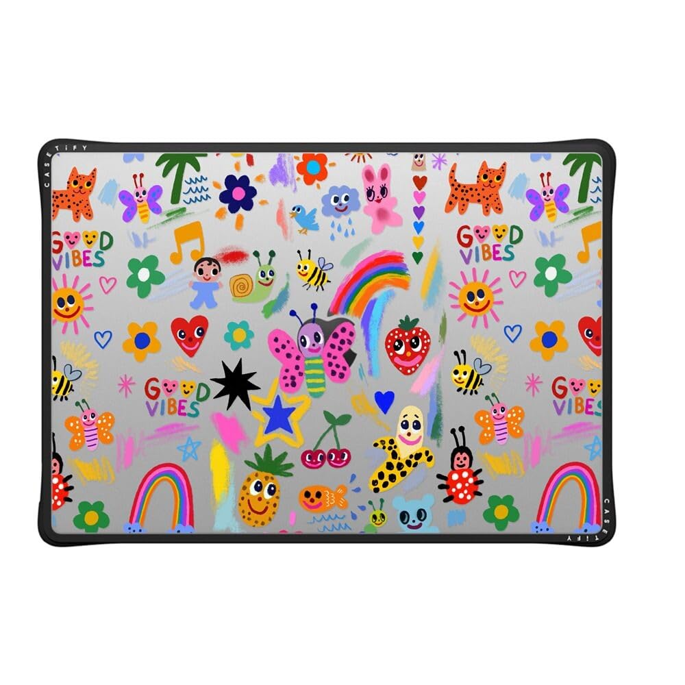 CASETiFY Impact MacBook Pro 16" (M1-M5) Case [Cushioned Impact Corners/Scratch-Resistant/Anti-Slip Grip] - Good Vibes