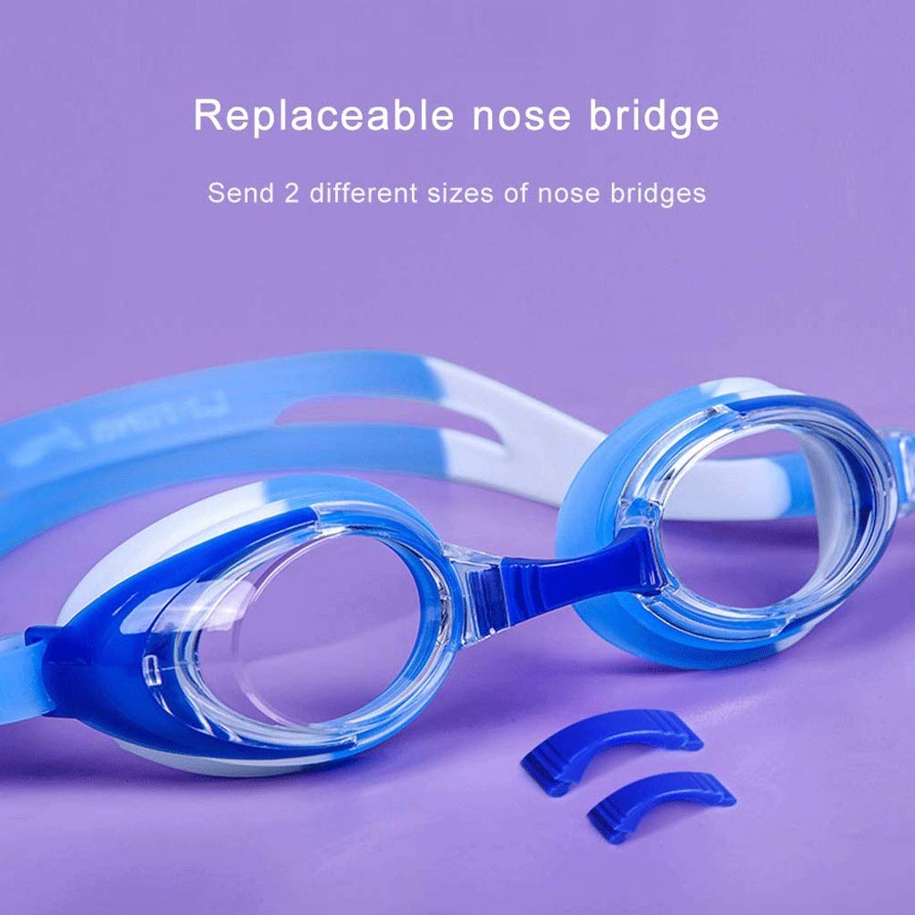 Kinder-Schwimmbrille, auslaufsicher, beschlagfrei, einfach zu verstellen und bequem mit UV-Schutz