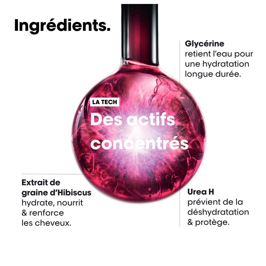 L'OREAL PROFESSIONNEL - Masque Hydratant Intensif - Cheveux Bouclés, Frisés & Crépus - Hydrate Intensément Sans Alourdir & Démêle - Sensation de Légèreté - 250 ml