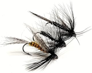 Trockenfliege Steinfliege Forelle #6, 3er-Set