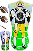 Vista 1 de Juego inflable de fútbol de 65 pulgadas, juego de lanzamiento de red de doble cara con mini bolas, juguete deportivo para fiestas en el patio