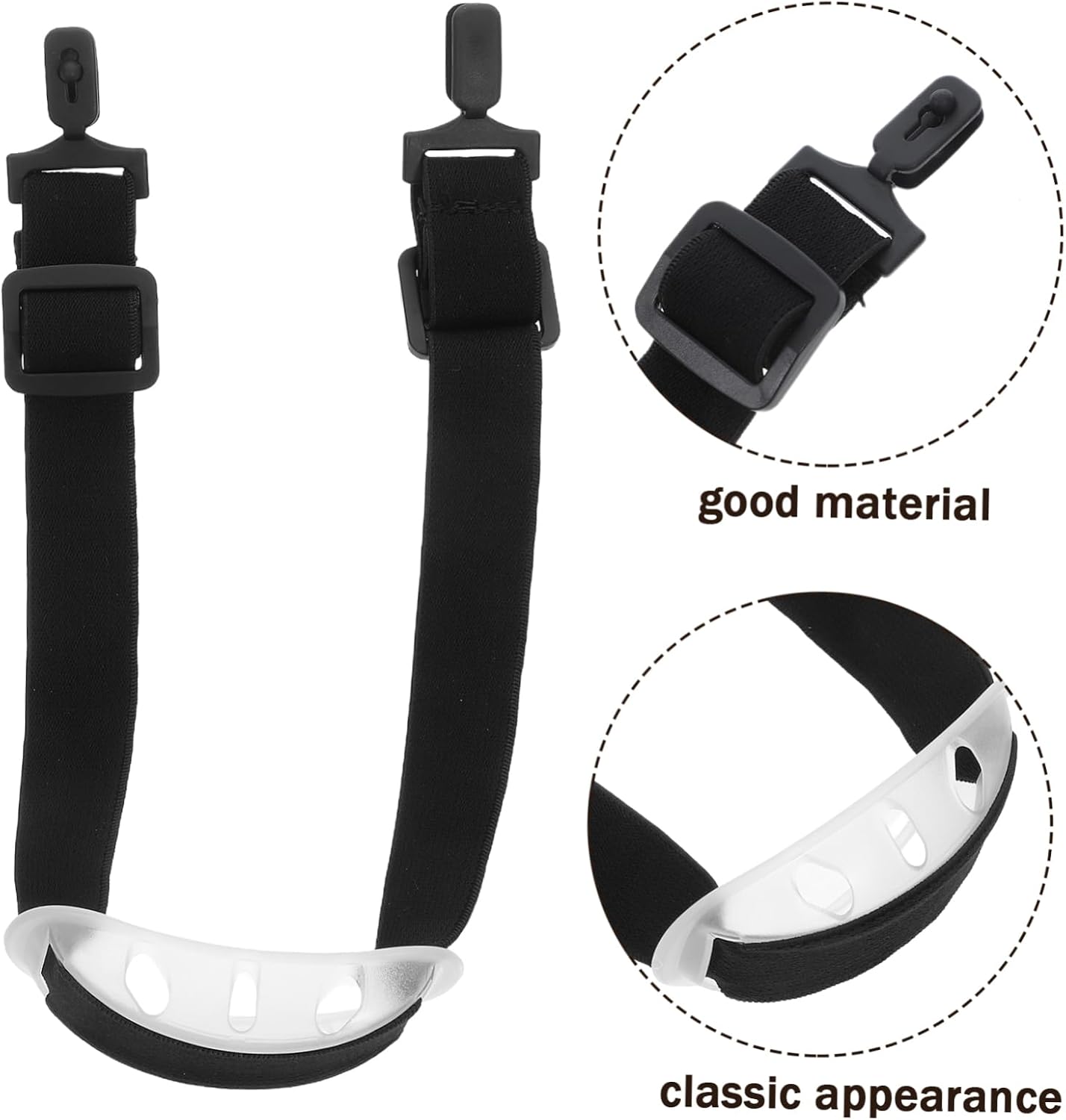 2pcs Adjustable Safety Helmet Chin Straps with Elastic Buckle Cup Fit for Construction Workshops and Outdoor Activities Lightweight and Random Color