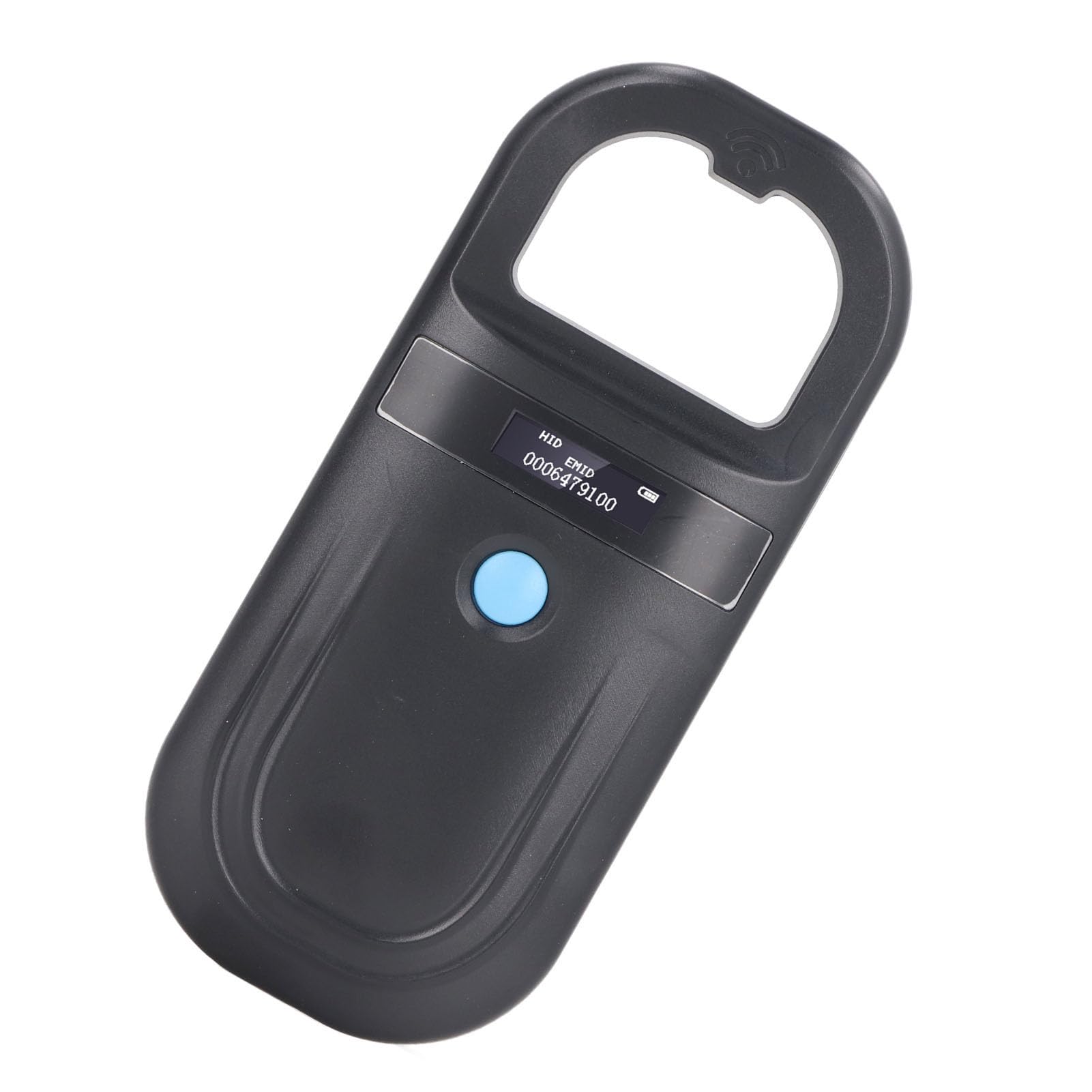 Lettore di Microchip ID Animali Domestici, Lettore Portatile per Animali EMID, Scanner per Mini Animali Ricaricabile, 134,2 KHz ISO11784 85 FDX B EMID, Ricarica USB, Cicalino