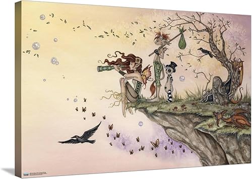 Trends International Amy Brown - Where The Wind Takes You Canvas Wall Poster